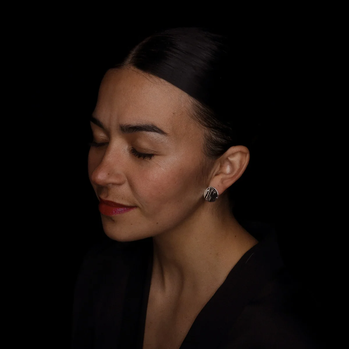 Boucles d’oreilles en argent Luna – Image 3