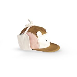 Casquette Camper Anti UV Ourson marron rose – Ki et la