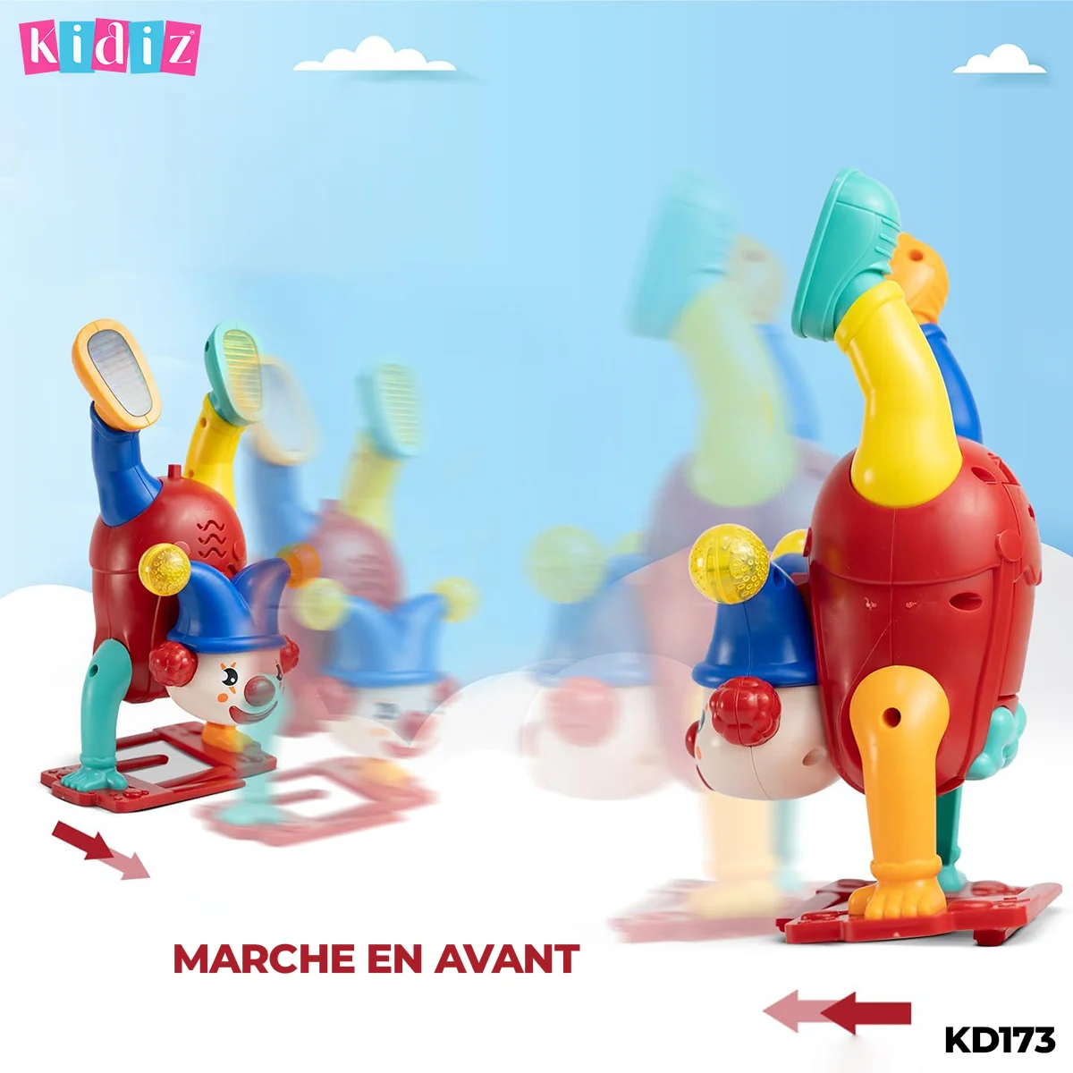 Clown musical et lumineux KD168 – Image 4