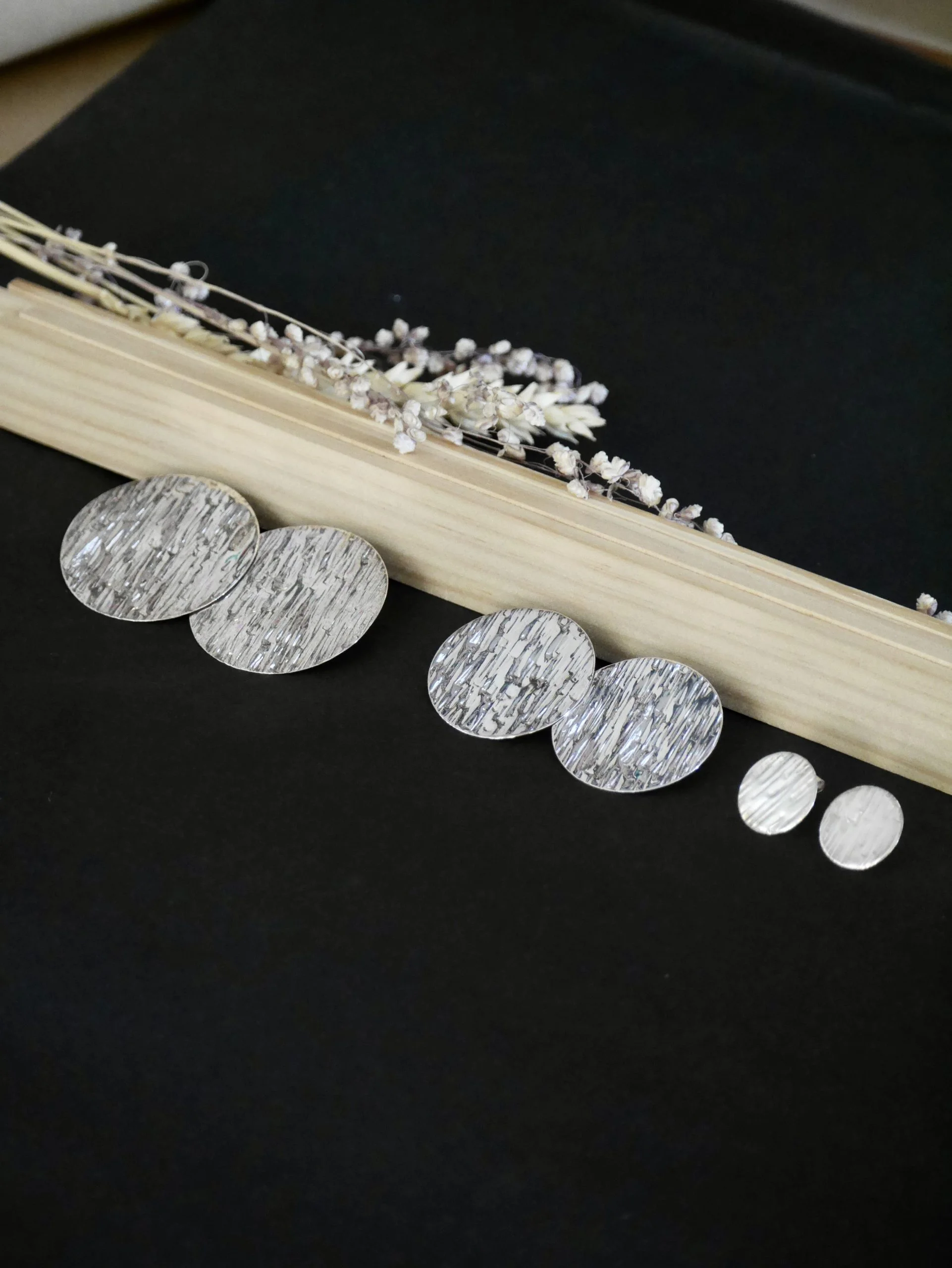 Boucles d’oreilles en argent Luna