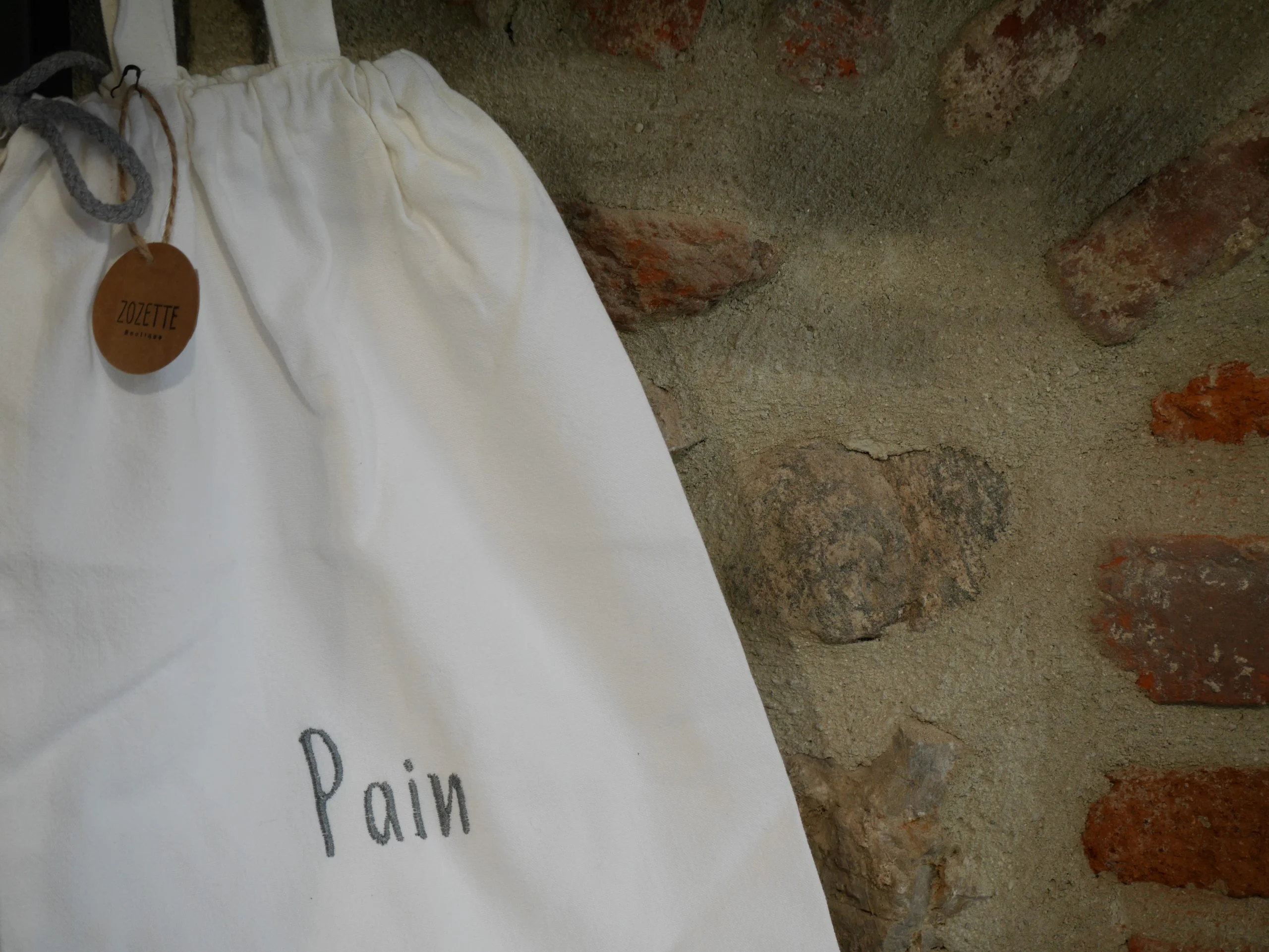 Sac à Pain en tissu upcyclé – Image 3