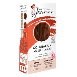 Les Couleurs de Jeanne Coloration Végétale Acajou Bio 2x50G