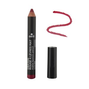 Avril Crayon Rouge à Lèvres Mat Grenadine Bio