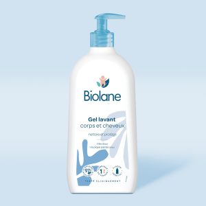 BIOLANE – Gel douche bebe corps et cheveux 2 en 1 – Gel lavant – 750ml