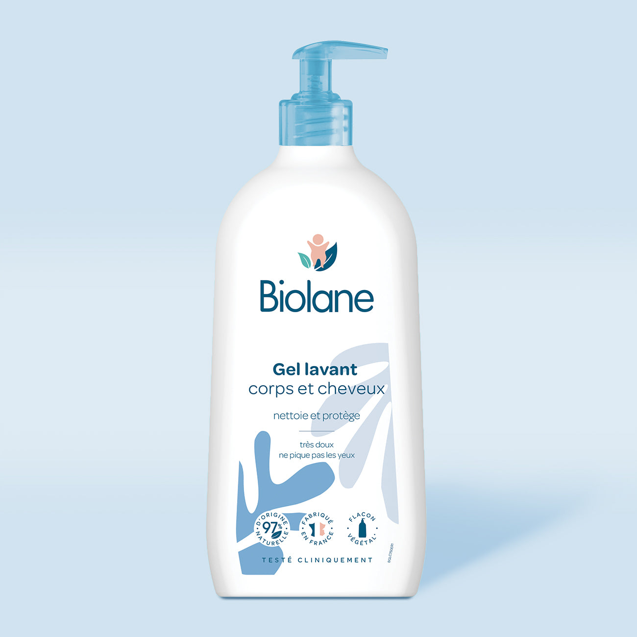 BIOLANE – Gel douche bebe corps et cheveux 2 en 1 – Gel lavant – 750ml