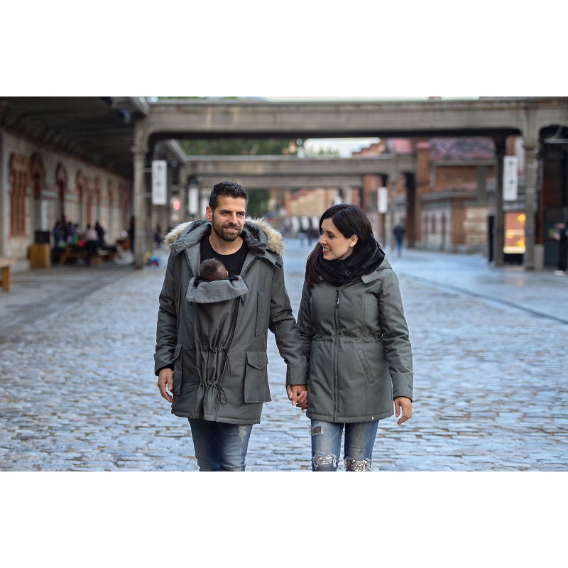 Manteau de portage Homme Bandicoot Gris – Wombat & Co – Image 7