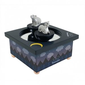 Boîte à musique Dancing Faon et Ours dans la Forêt – Trousselier