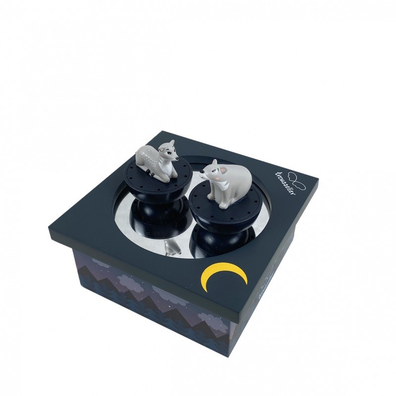 Boîte à musique Dancing Faon et Ours dans la Forêt – Trousselier – Image 3