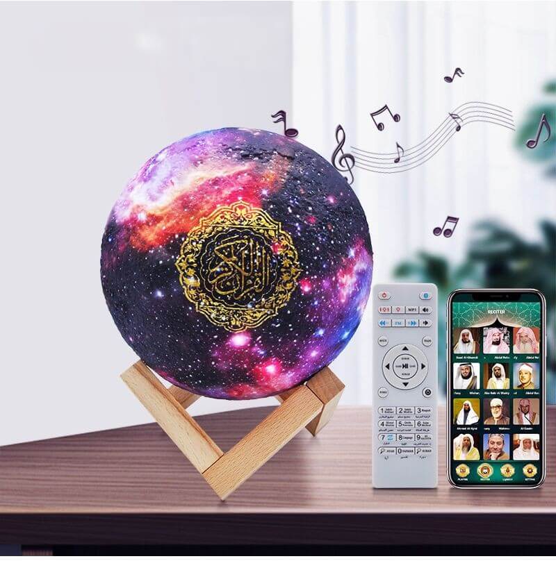 Boule coranique colorée haut-parleur