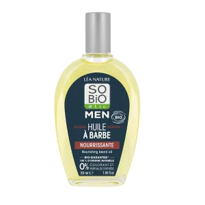 Huile à Barbe Nourrissante Bio – 50 ml – So&rsquo;Bio étic