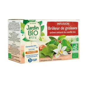 Infusion Brûleur de Graisses Bio Saveur Vanille -30 g- Jardin BIO étic