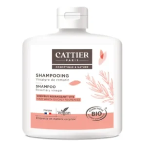 Cattier Shampooing au Vinaigre de Romarin Bio Cheveux Gras – 250ml