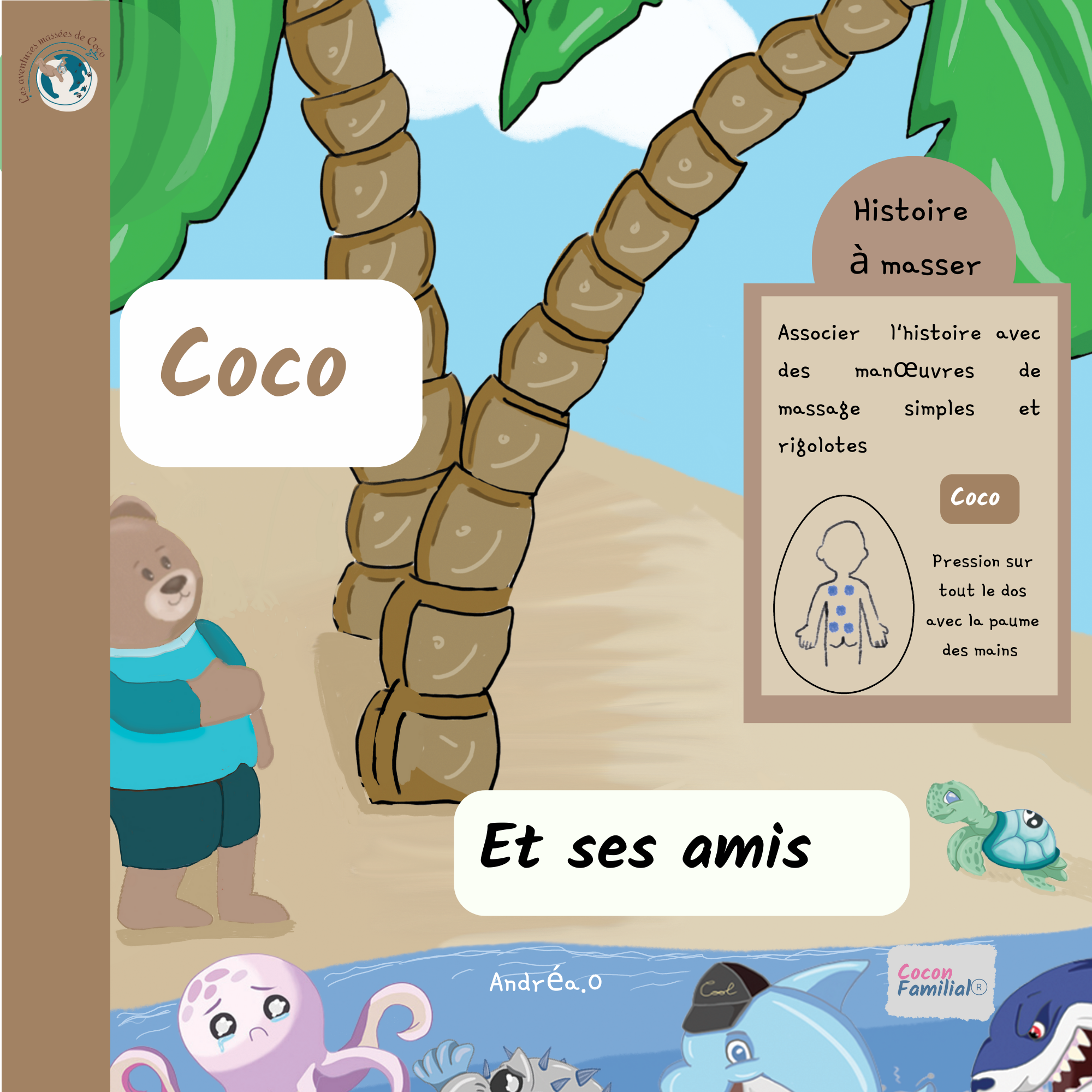 Livre à masser : Coco et ses amis