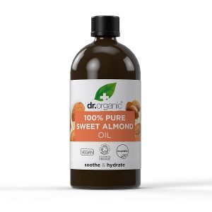 Dr Organic Huile Végétale d&rsquo;Amande Douce 100% Pure 100ml
