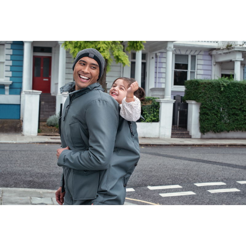 Manteau de portage Homme Bandicoot Gris – Wombat & Co – Image 2