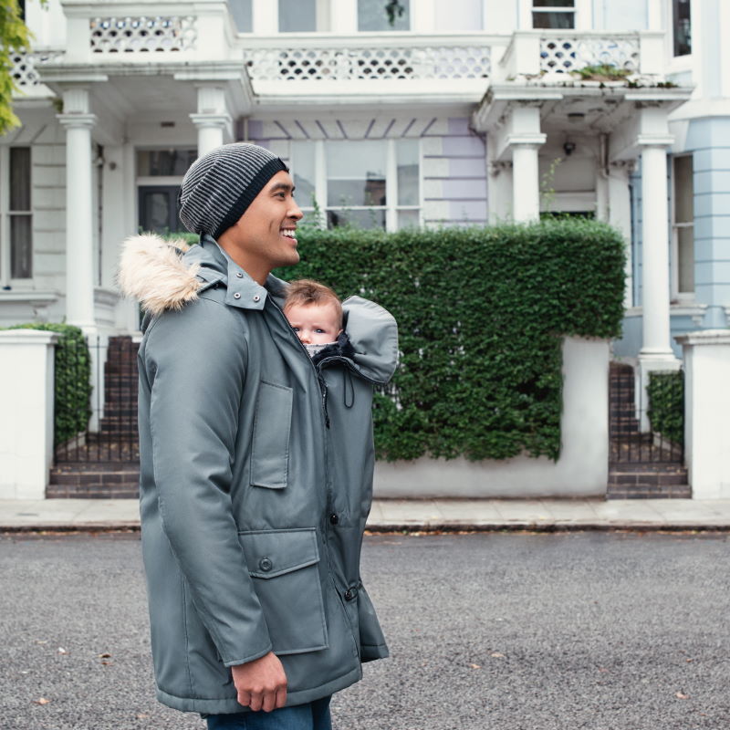 Manteau de portage Homme Bandicoot Gris – Wombat & Co – Image 5