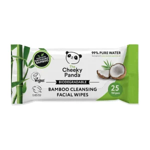 The Cheeky Panda Lingettes Démaquillantes 25 Unités Noix de Coco