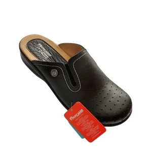 Sabot Médicale Elastique Femme/Homme en Cuir Noir 43 – Bercama