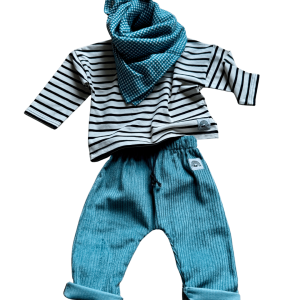 Foulard vichy bleu – Moomie