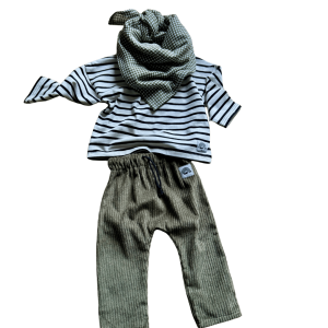 Pantalon velours kaki – Moomie