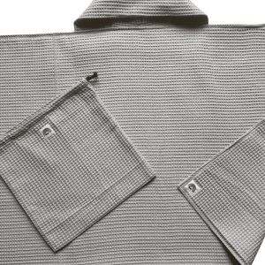 Cape de bain vieux rose