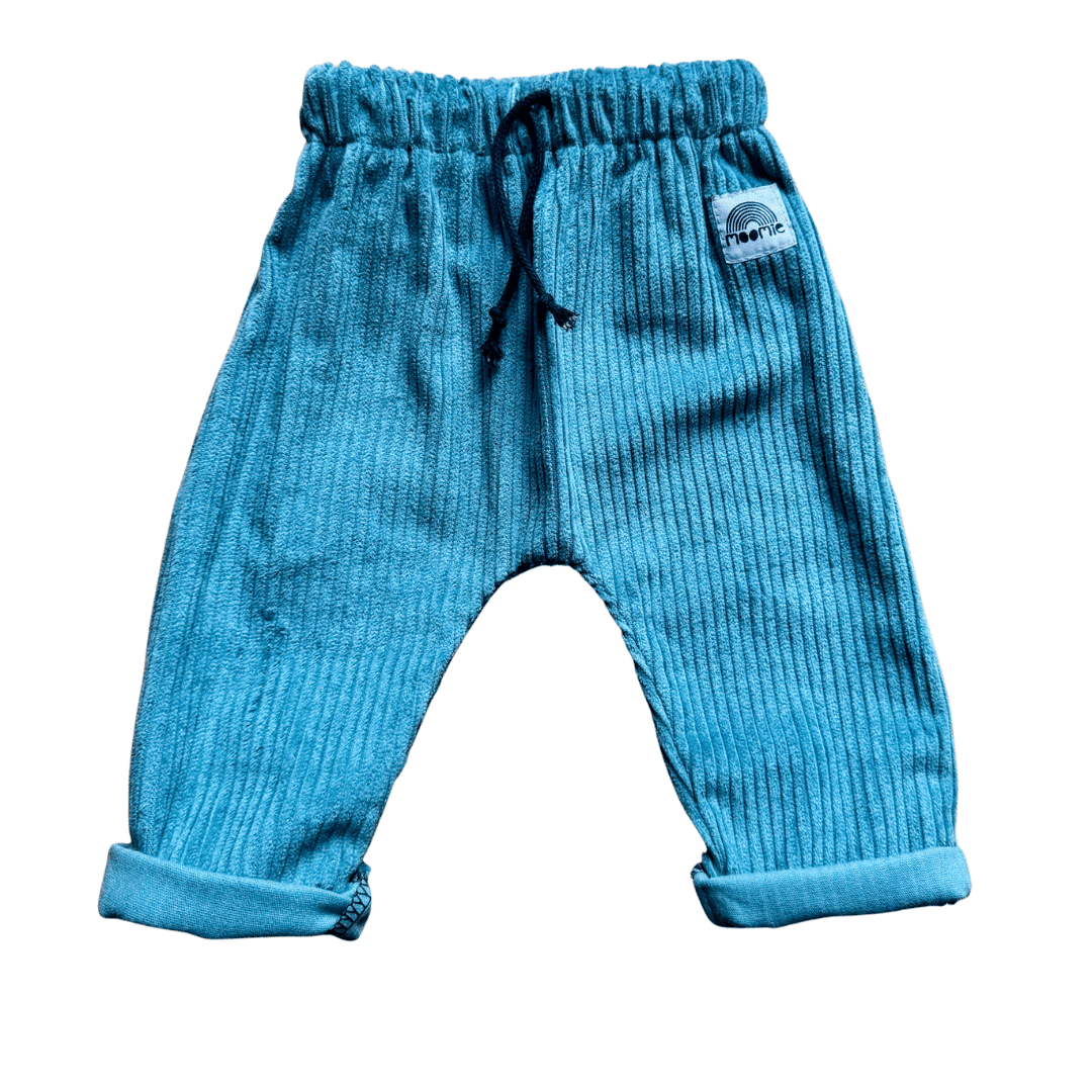 Pantalon velours bleu – Moomie – Image 3