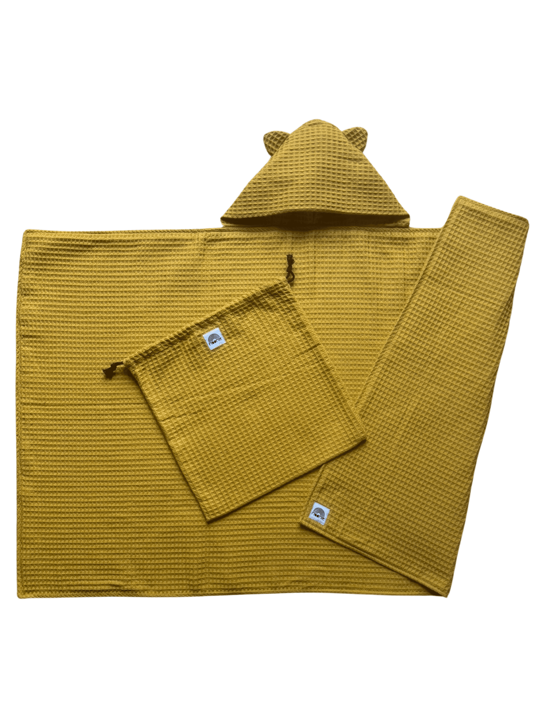 Cape de bain moutarde – Moomie – Image 5