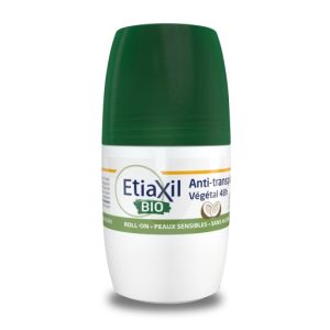 Etiaxil Anti-transpirant Végétal 48h Certifié BIO Parfum Coco Roll-On 50 ml
