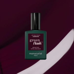 Vernis semi-permanent Green Flash Aubergine