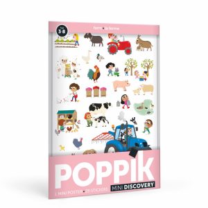 Mini poster Sticker – La ferme – Poppik