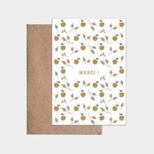 Carte postale – Merci Mirabelles