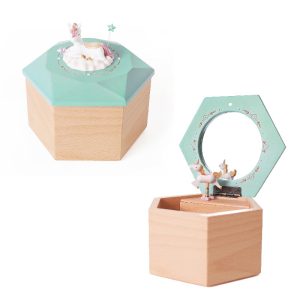 Boîte à Bijoux Musicale Licorne sur un nuage n°52