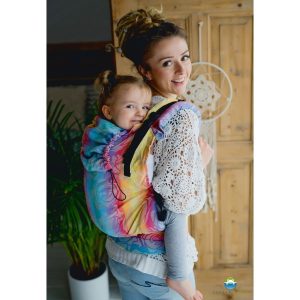 Porte-Bambin Toddler XL – Flower Bloom (Lin & Coton) – Little Frog