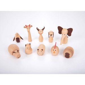 Animal en bois à l’unité – Tickit