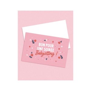 Bon pour une soirée babysitting – Les Petites Dates