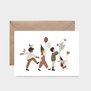 Carte postale – C’est la fête – Atelier Oranger