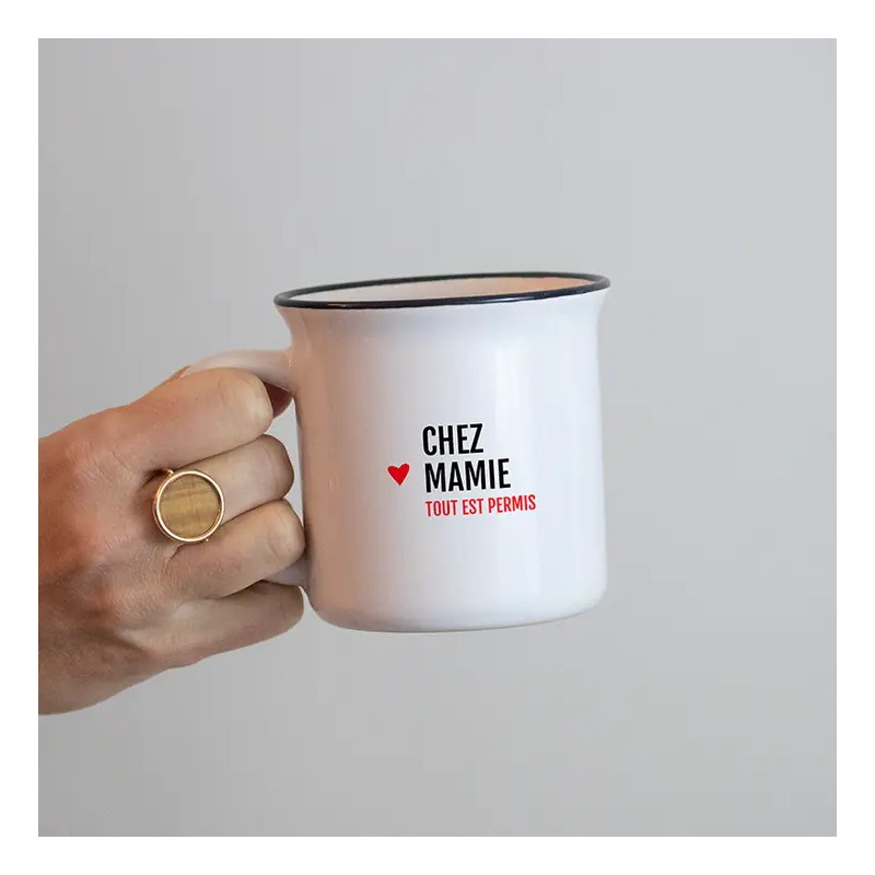 Mug – Chez Mamie, tout est permis – Bibiche fait son cirque