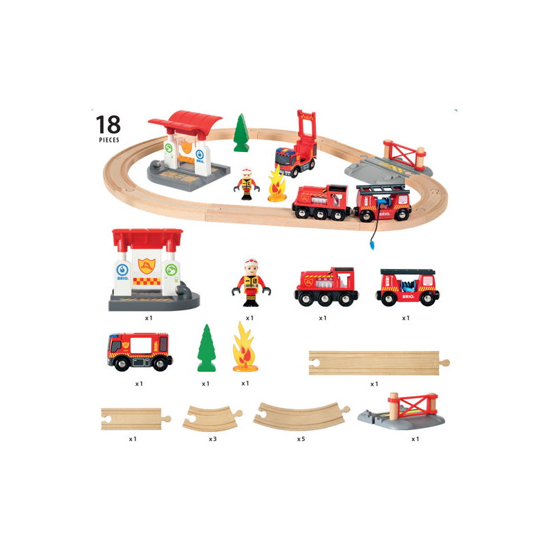 Circuit Action Pompier – Brio – Image 7