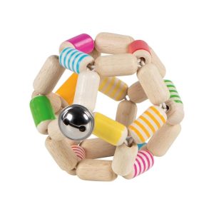 Hochet balle flexible rayé – Goki