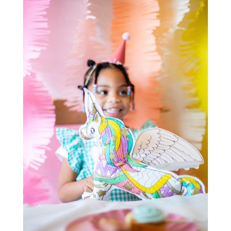 Coloriage gonflable – Licorne – Ara Creative – Image 2