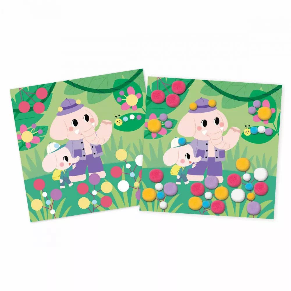 Coffret Créatif Pompons – 3 ans – Janod – Image 3