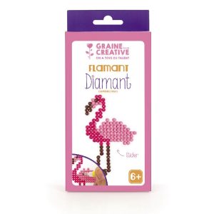 Kit diamants à coller Flamant Rose – Graine Créative
