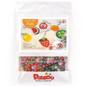Kit de 6 porte-clefs Fruits 500 perles – Perlou