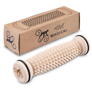 Rouleau de massage des pieds en bois – Magical shoes