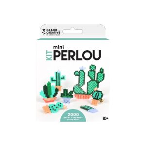 Kit Mini Perlou – 2000 perles Cactus – Perlou