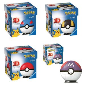 Puzzle 3D Pokeball Pokemon – Ravensburger