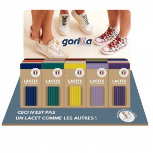 Lacets élastiques – Larges – Gorilla