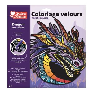 Coloriage Velours Dragon – Graine Créative