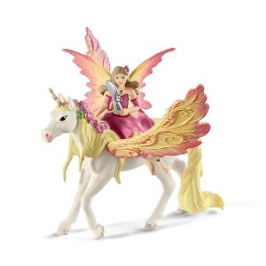 Fée Feya et licorne ailée – Schleich