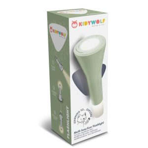 FlashLight Verte – Lampe de poche 3 en 1 – Kidywolf